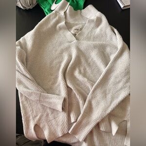 Aerie Waffle Knit Sweater